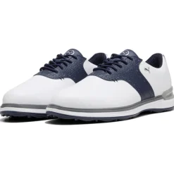 Chaussures sans crampons Puma Golf Avant White Deep Navy Speed Blue