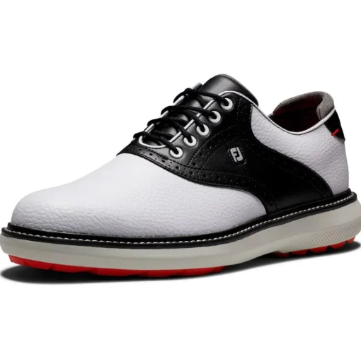 Chaussures sans crampons Footjoy Traditions Spikeless White Black