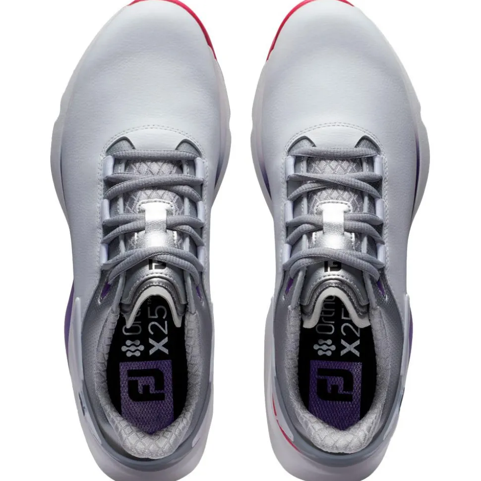 Chaussures sans crampons Footjoy Women's Pro SLX White Silver Multi