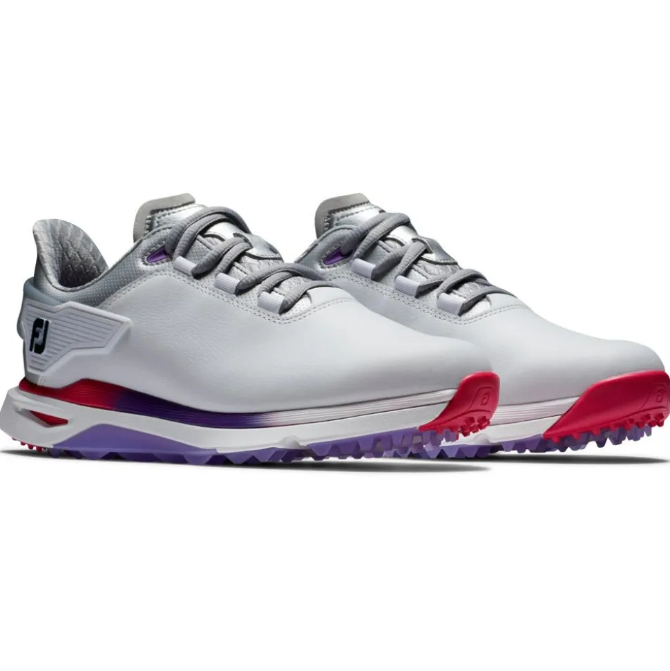 Chaussures sans crampons Footjoy Women's Pro SLX White Silver Multi