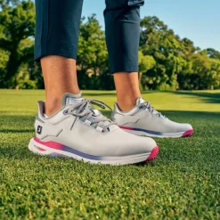 Chaussures sans crampons Footjoy Women's Pro SLX White Silver Multi