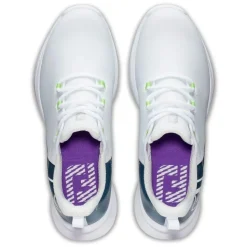 Chaussures sans crampons Footjoy Fuel Sport Women White Navy