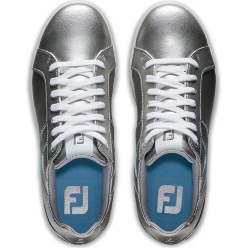 Chaussures sans crampons Footjoy Links Silver
