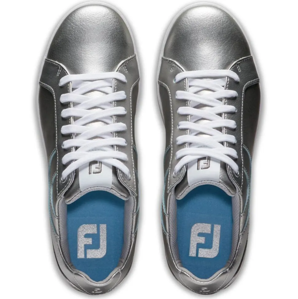 Chaussures sans crampons Footjoy Links Silver