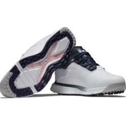 Chaussures sans crampons Footjoy Women's Pro SLX White Navy Pink