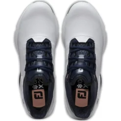 Chaussures sans crampons Footjoy Women's Pro SLX White Navy Pink