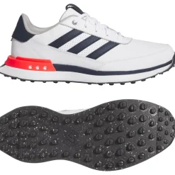 Chaussures sans crampons adidas S2G SL Leather 24 White Collegiate Navy Lucid Red
