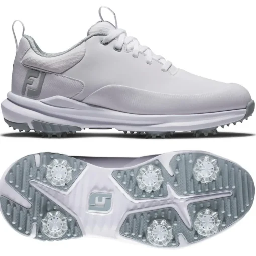 Chaussures sans crampons Footjoy Women's Tour Rival White White Grey