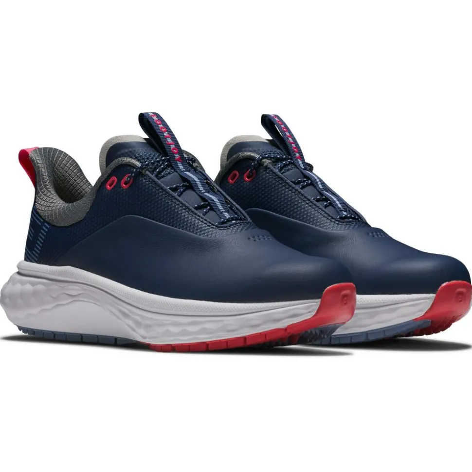 Chaussures sans crampons Footjoy Quantum Women Navy White Pink