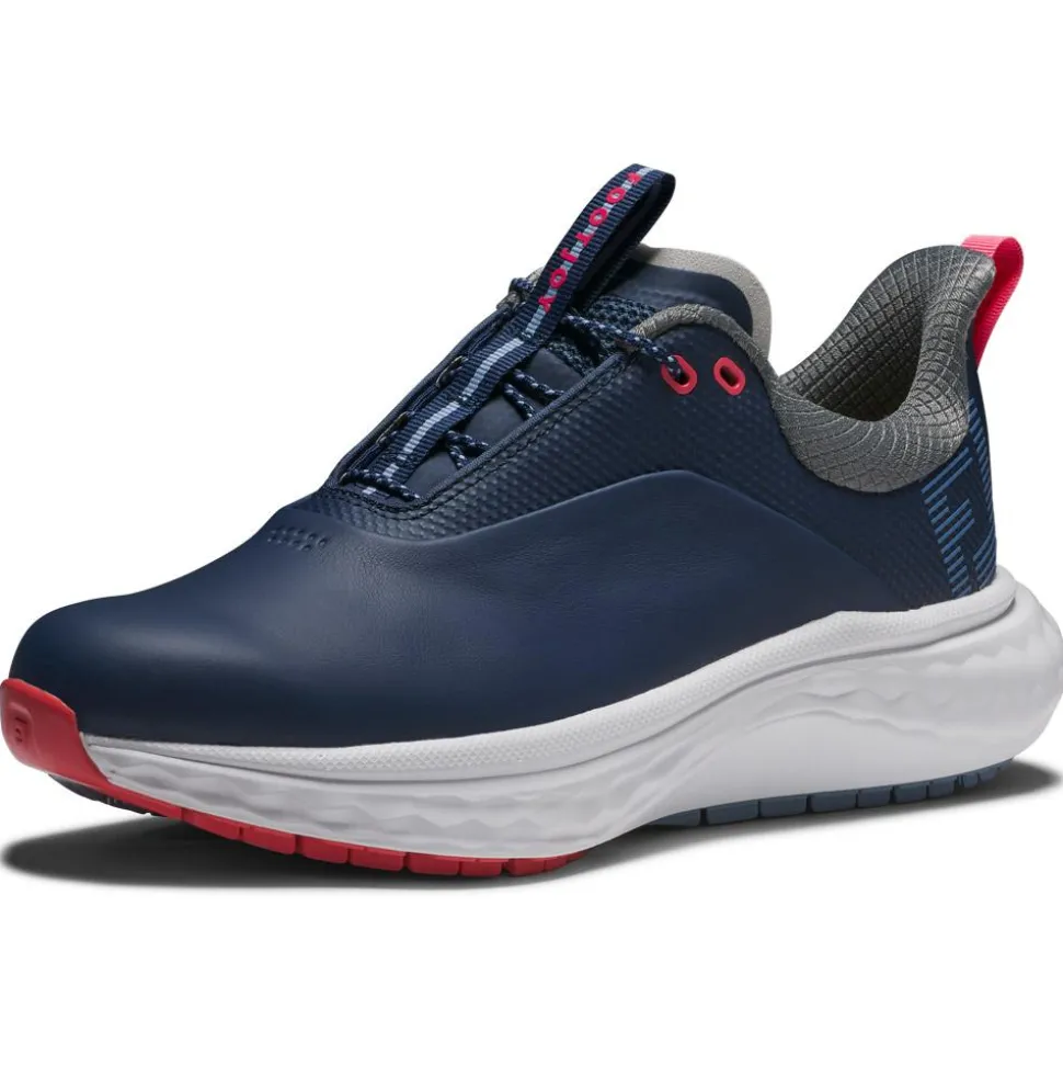 Chaussures sans crampons Footjoy Quantum Women Navy White Pink