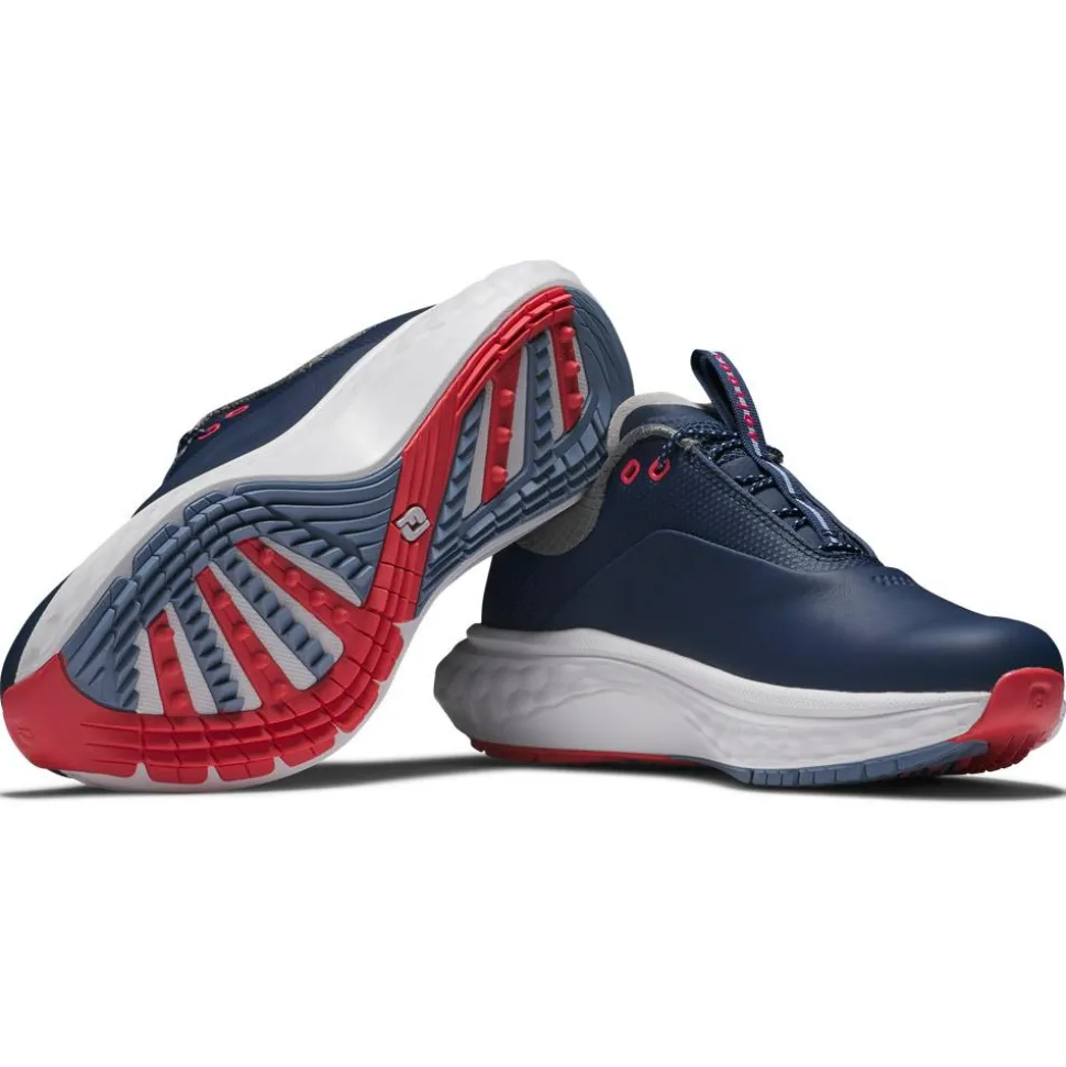 Chaussures sans crampons Footjoy Quantum Women Navy White Pink