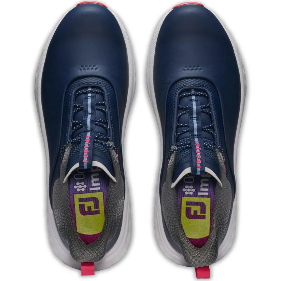 Chaussures sans crampons Footjoy Quantum Women Navy White Pink
