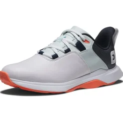 Chaussures sans crampons Footjoy Prolite Women White Blue Coral