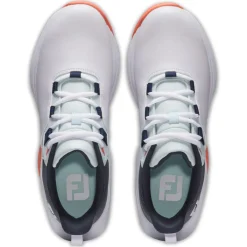 Chaussures sans crampons Footjoy Prolite Women White Blue Coral
