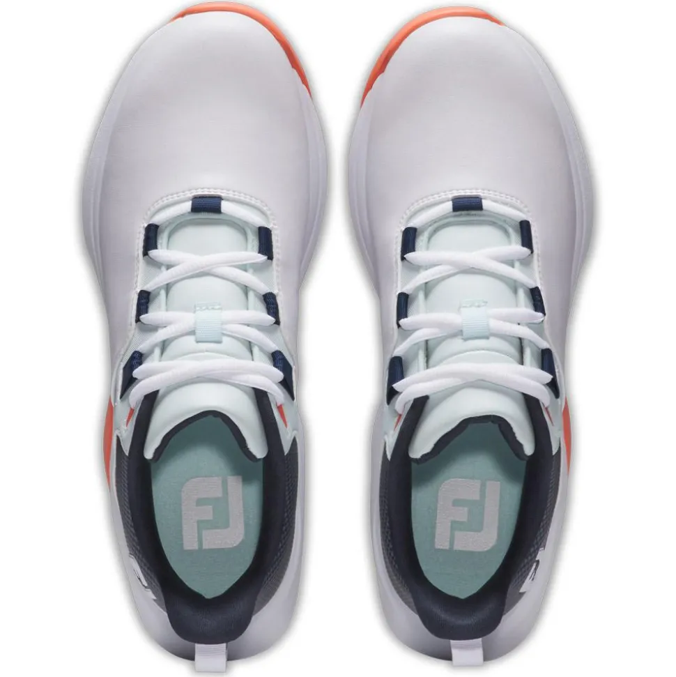 Chaussures sans crampons Footjoy Prolite Women White Blue Coral
