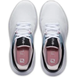 Chaussures sans crampons Footjoy Flex Women White Black Pink