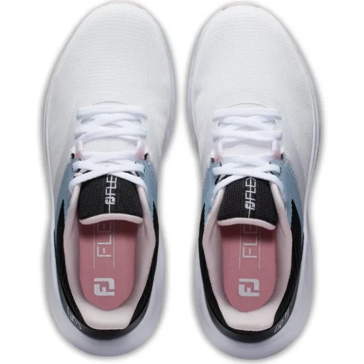 Chaussures sans crampons Footjoy Flex Women White Black Pink