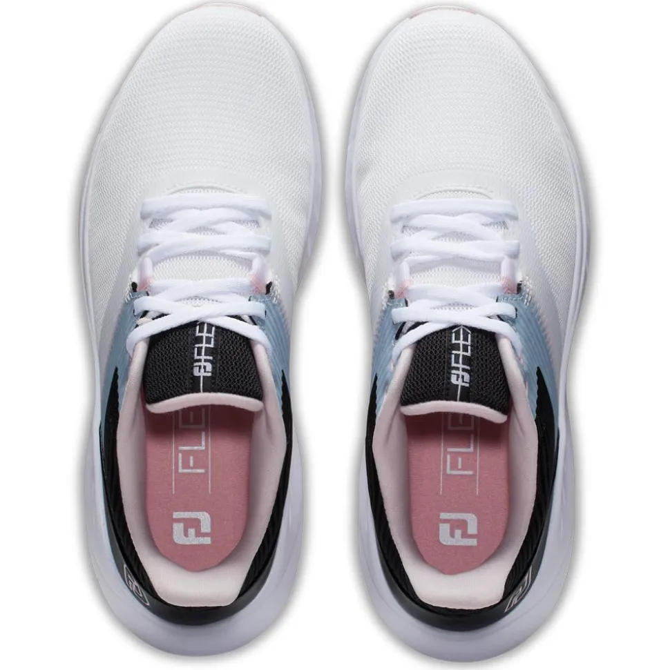 Chaussures sans crampons Footjoy Flex Women White Black Pink