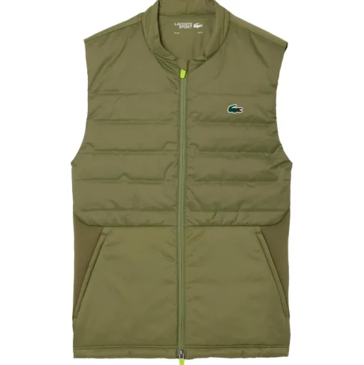 Doudoune sans manches Lacoste Active Performance Sleeveless Kaki