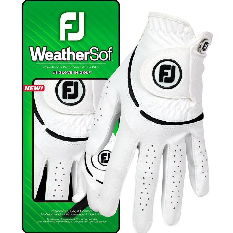 Gants synthetiques classiques (Unité) Footjoy Weathersof Women White
