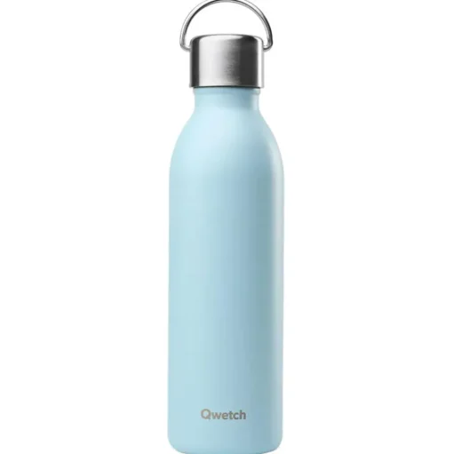 Gourde Qwetch Active 600ml Matt Pastel Bleu