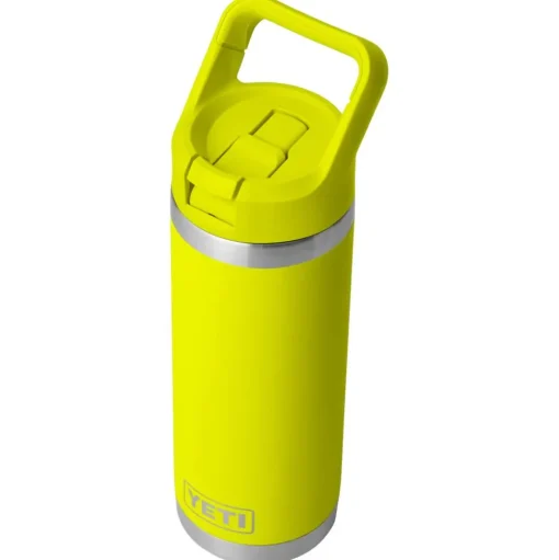 Gourde Yeti Rambler 18 Oz (532 ml) Straw Bottle Firefly Yellow