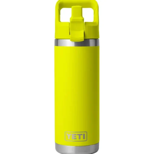 Gourde Yeti Rambler 18 Oz (532 ml) Straw Bottle Firefly Yellow