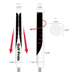 Grip Putter Golf Pride Reverse Taper Round