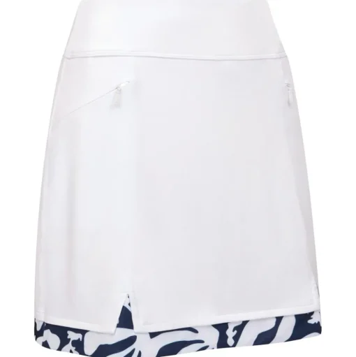 Jupe Callaway Golf 17 Abstract Floral Blocked Skort Brilliant White