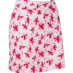 Jupe Footjoy Floral Print Knit Skort Pink Red Black