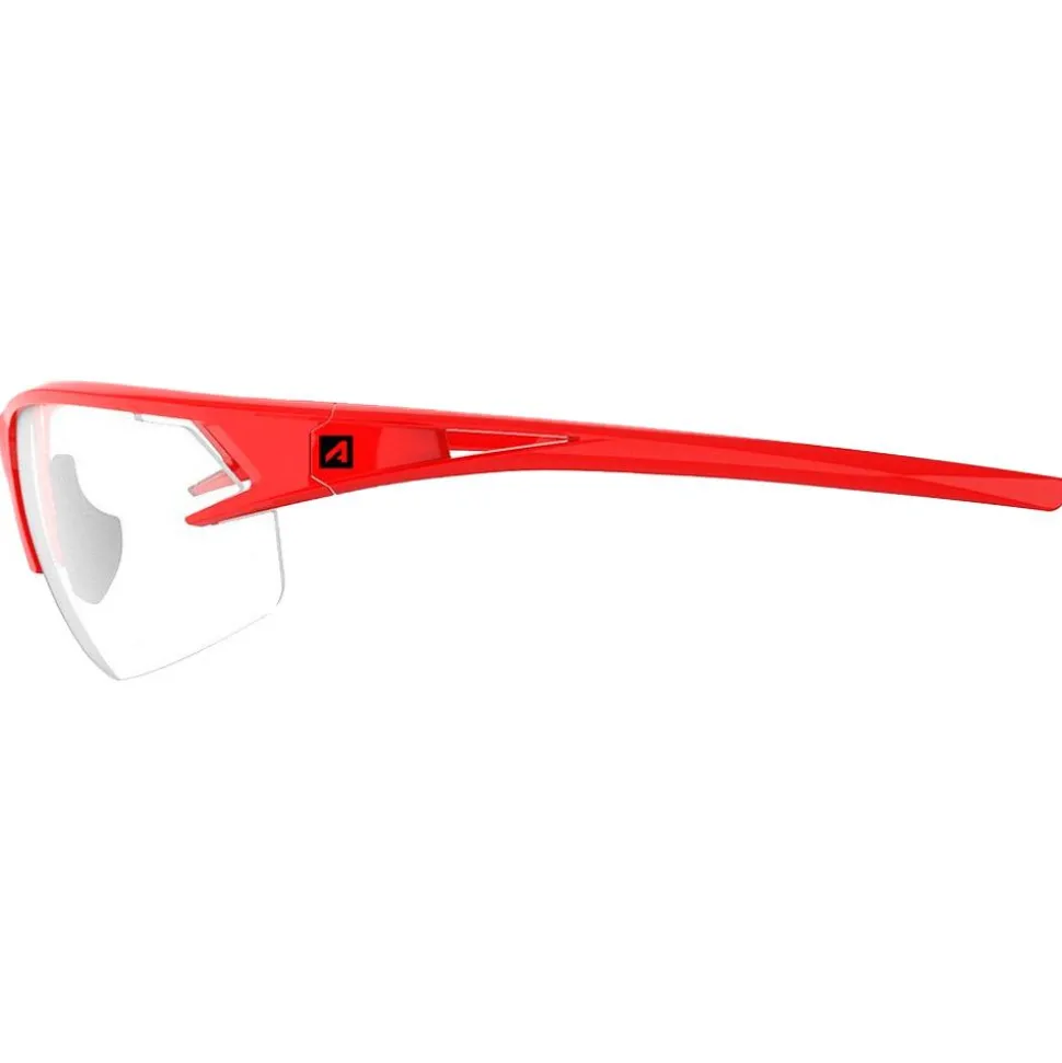 Lunettes de soleil AZR Fast Rouge Vernie Noire Photochromique Incolore