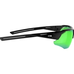 Lunettes de soleil AZR Galibier Mat Noir Multicouche Vert