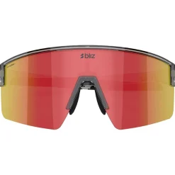 Lunettes de soleil Bliz P004 Transparent Dark Grey Brown Red Multi