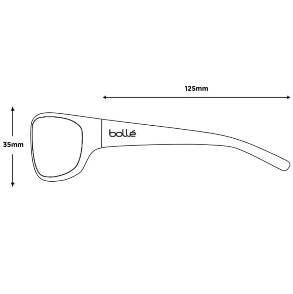 Lunettes de soleil Bollé Anaconda Light Grey Frost Axis Polarized