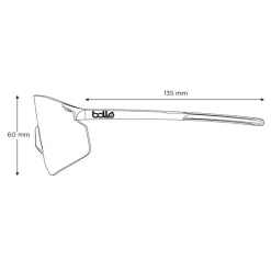 Lunettes de soleil Bollé C-Icarus Black Matte Volt Gun