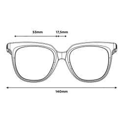 Lunettes de soleil Bollé Glory Black Crystal Matte TNS Polarized