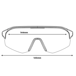 Lunettes de soleil Bollé Lightshifter XL Black Frost Phantom Brown Red