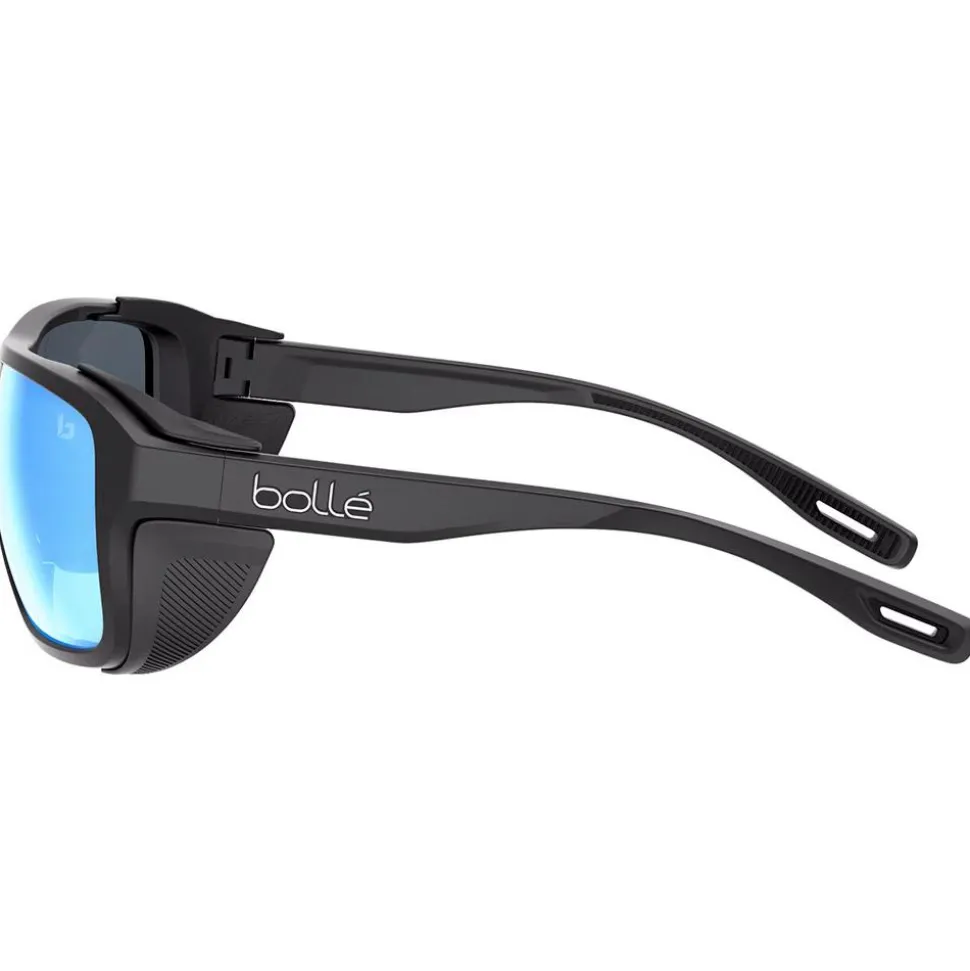 Lunettes de soleil Bollé Pathfinder Black Matte Sky Blue Polarized