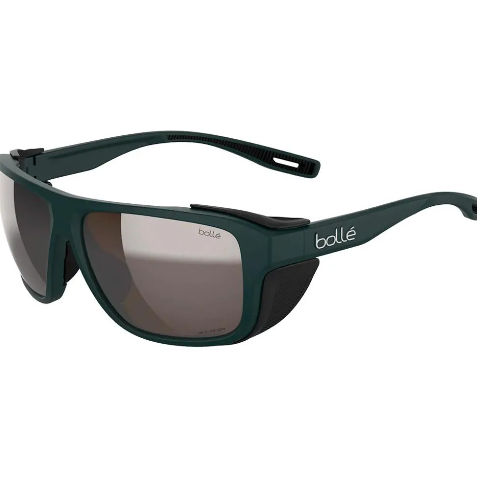 Lunettes de soleil Bollé Pathfinder Forest Black Matte Solace4 Brown Gun