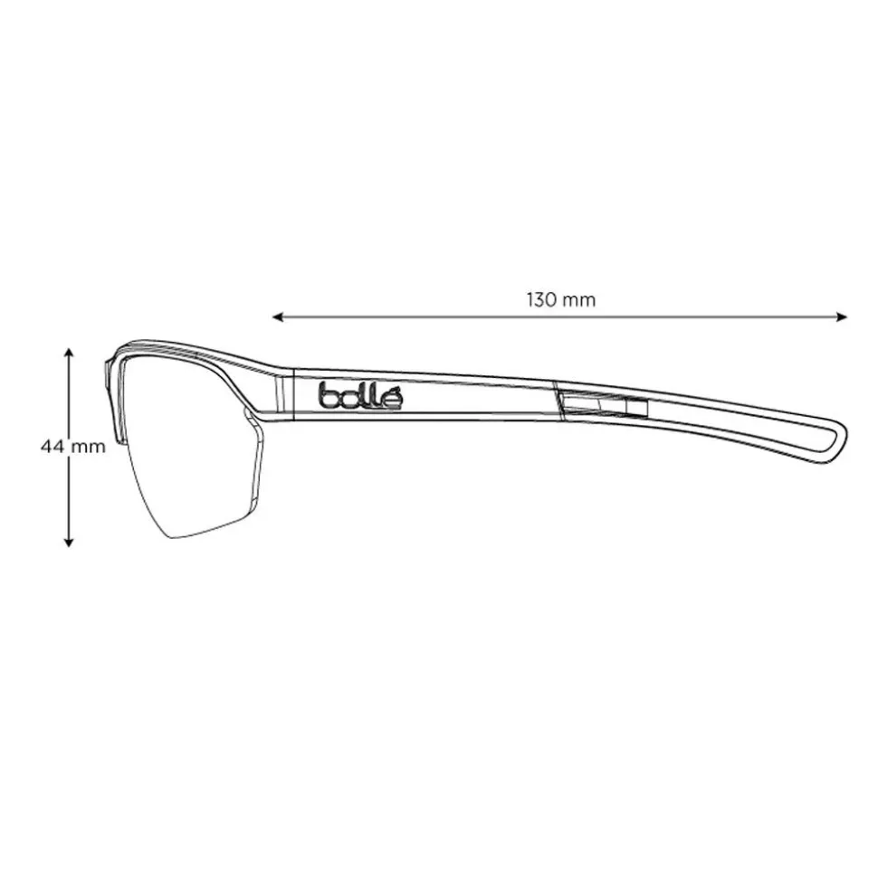 Lunettes de soleil Bollé Victus Black Matte Sky Blue Polarized