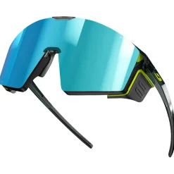 Lunettes de soleil Julbo Edge Cover Mat Noir Jaune Fluo Spectron Hd 4 Polarized