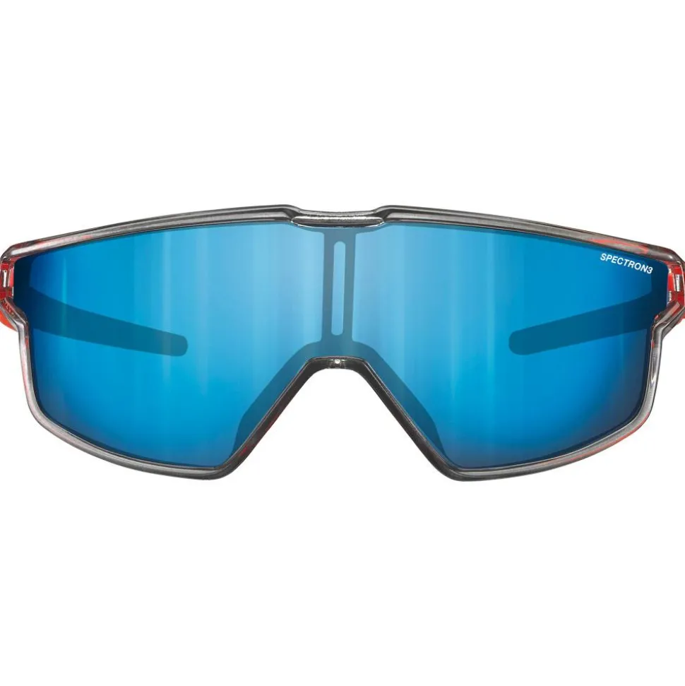 Lunettes de soleil Julbo Fury Mini Translucide Brillant Gris Orange Fluo Mat Spectron 3
