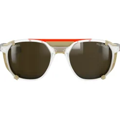 Lunettes de soleil Julbo Slack Cover Translucide Brillant Cristal Camel Spectron 3 Polarized