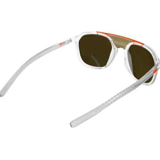 Lunettes de soleil Julbo Slack Cover Translucide Brillant Cristal Camel Spectron 3 Polarized