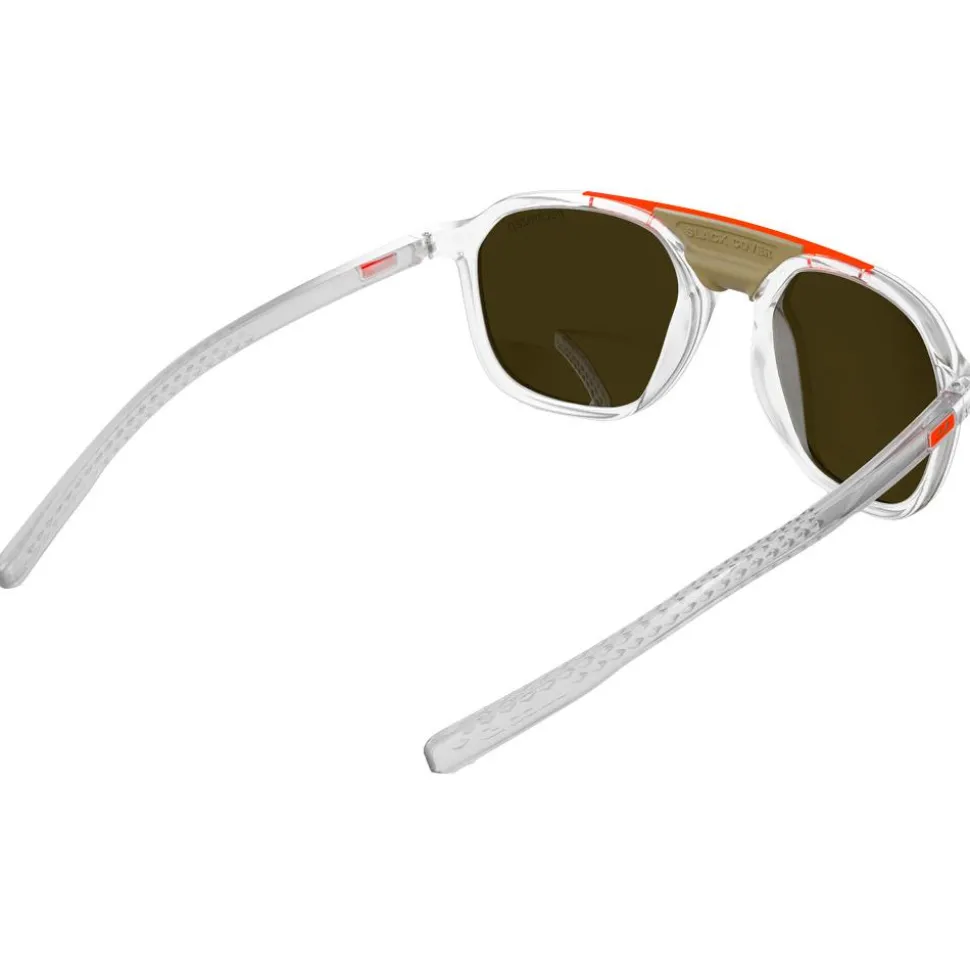 Lunettes de soleil Julbo Slack Cover Translucide Brillant Cristal Camel Spectron 3 Polarized
