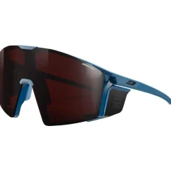 Lunettes de soleil Julbo Edge Cover Mat Bleu Bleu Reactiv 0-4 High Contrast