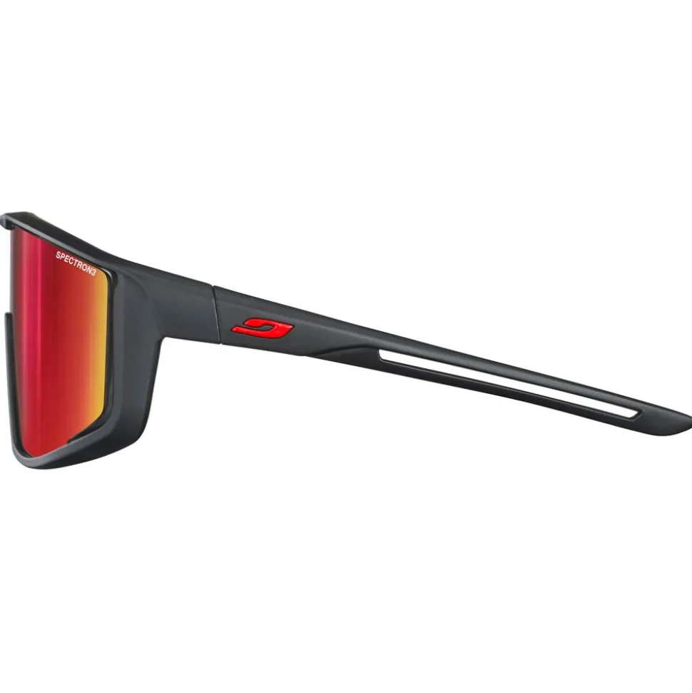 Lunettes de soleil Julbo Fury S Noir Spectron 3 Flash Rouge