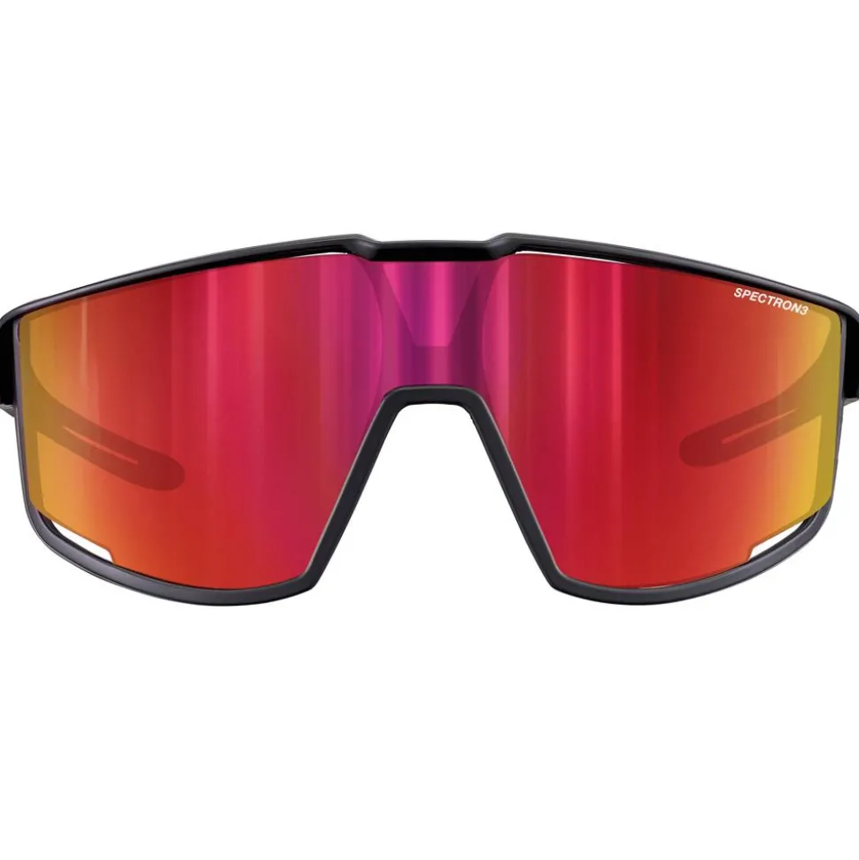 Lunettes de soleil Julbo Fury S Noir Spectron 3 Flash Rouge