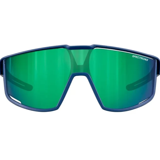 Lunettes de soleil Julbo Fury S Bleu Foncé Spectron 3 Flash Vert