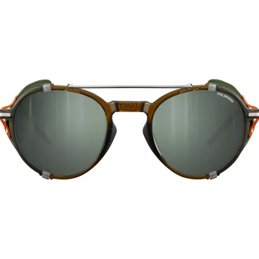 Lunettes de soleil Julbo Legacy Translucide Brillant Marron Kaki Orange Spectron 3 Polarized